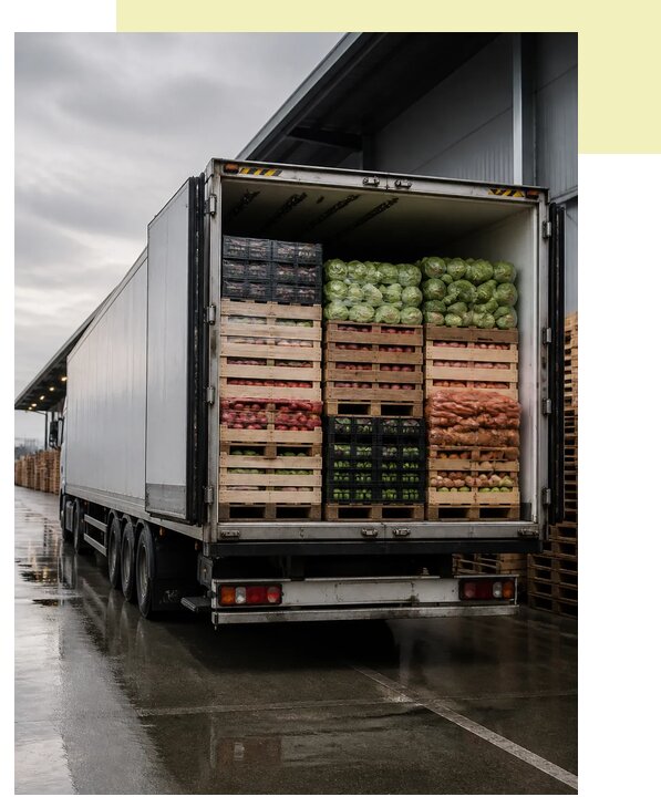 Перевозка плодоовощной продукции в Щербинку по цене от 5091 р. | Агросервис-Щрб