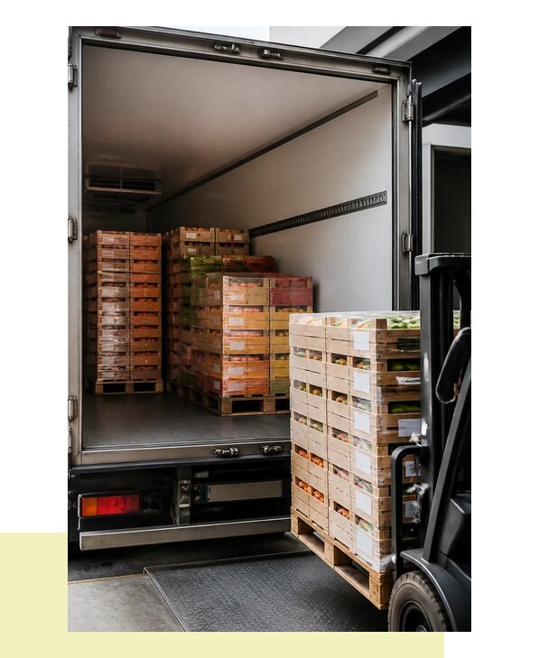 Перевозка сельхозпродукции на паллетах с доставкой в Щербинку