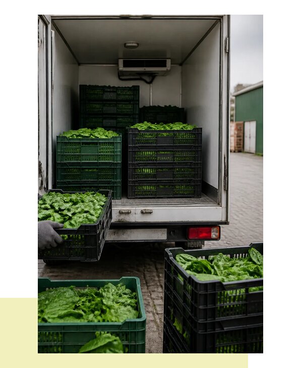 Перевозка шпината в Щербинку с сохранением свежести продукции